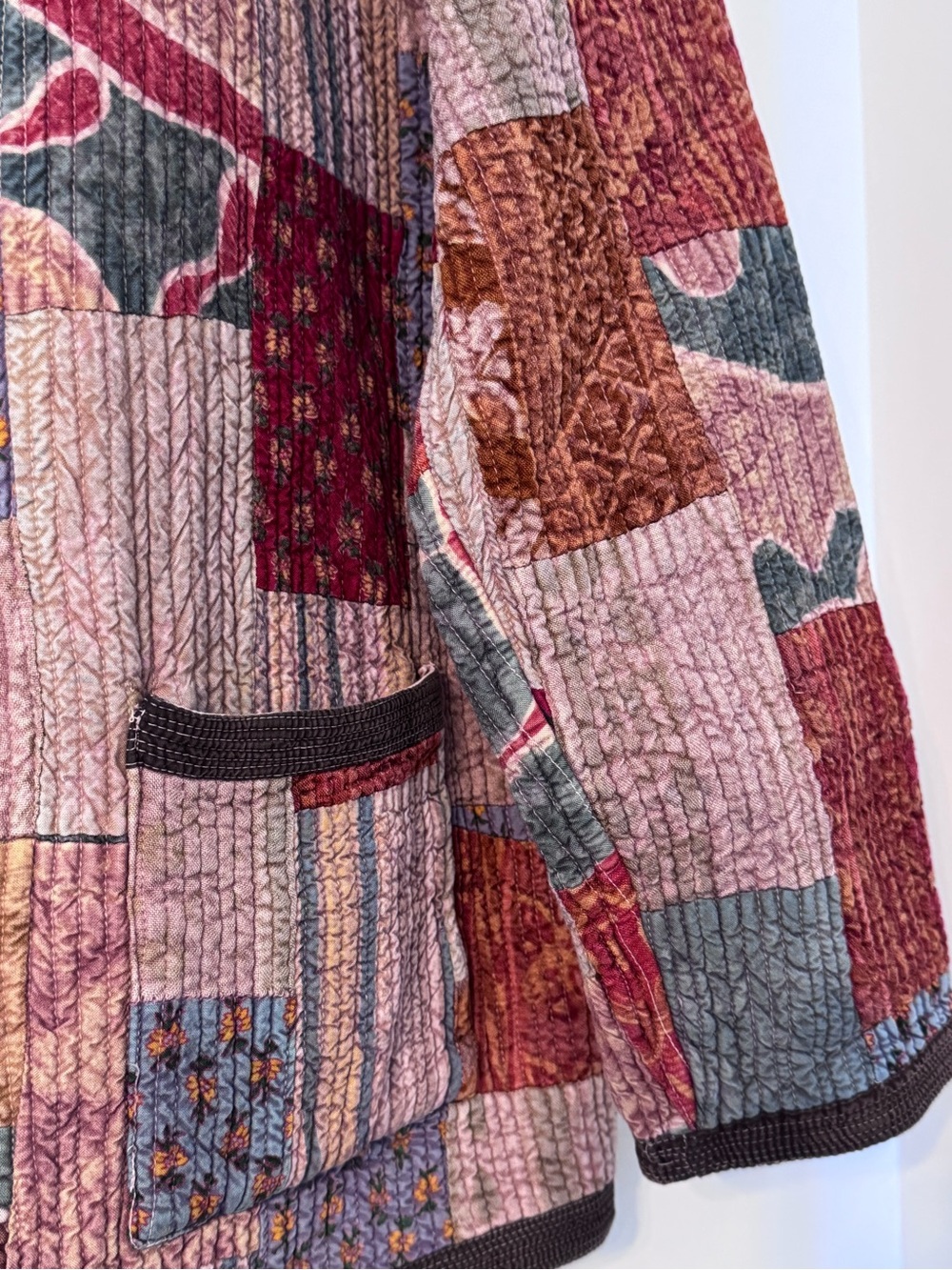 Reversible Quilted Patchwork Jacket - Picture 3 of 9